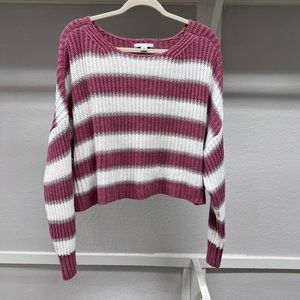 Cropped American Eagle Knit Sweater